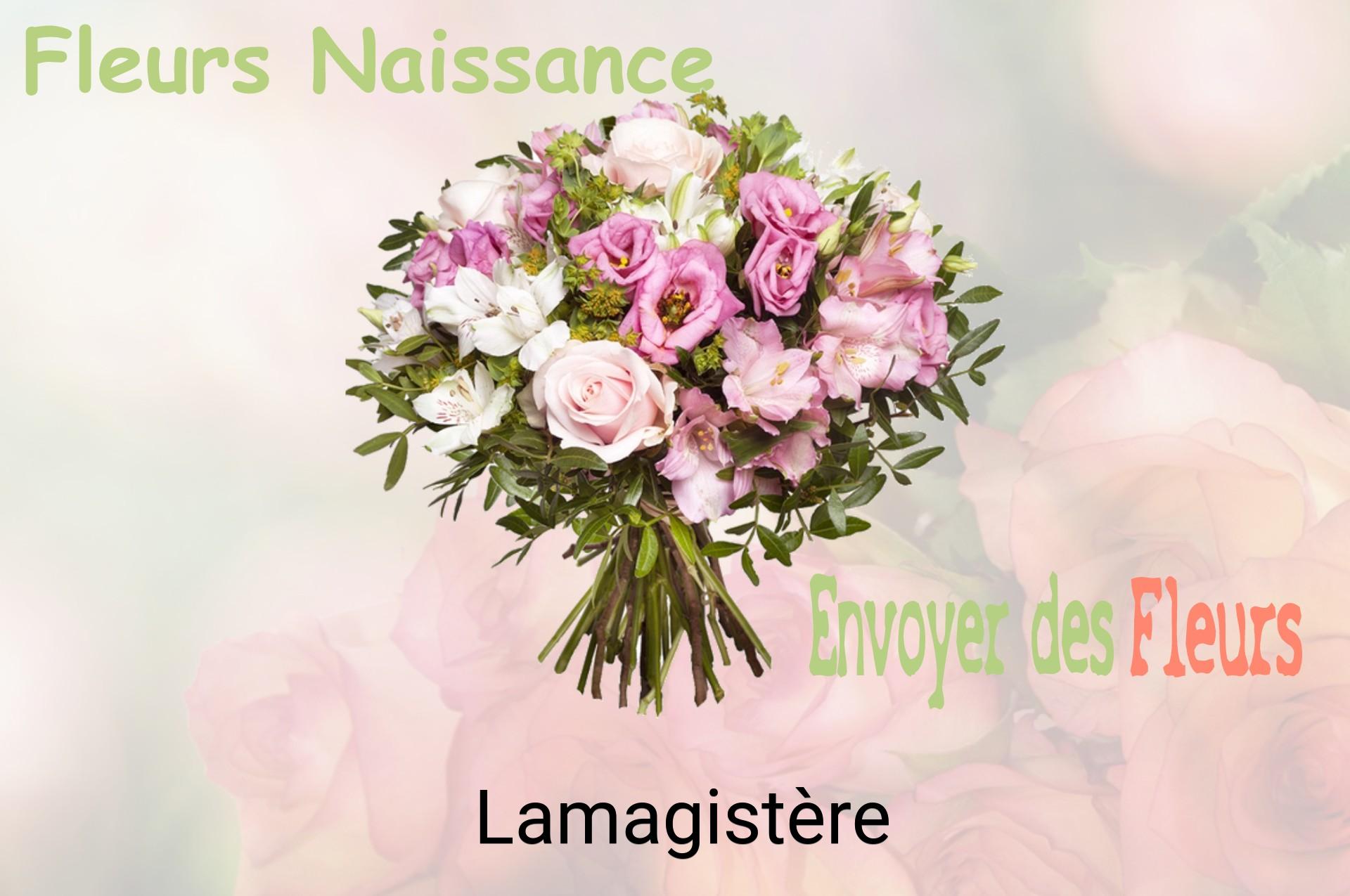 Bouquet de fleurs de naissance livré à Lamagistère